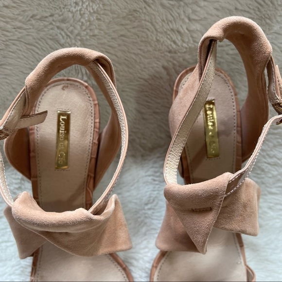 Louise et Cie Kalkin Demur Pink heels size 9.5 - Picture 6 of 6